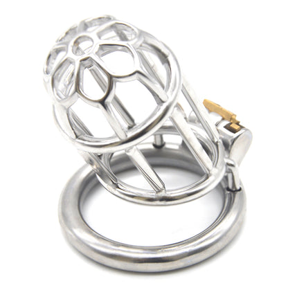 Male Chastity Full Steel Lock-Cock Penis Cage, F3010 - FRRK