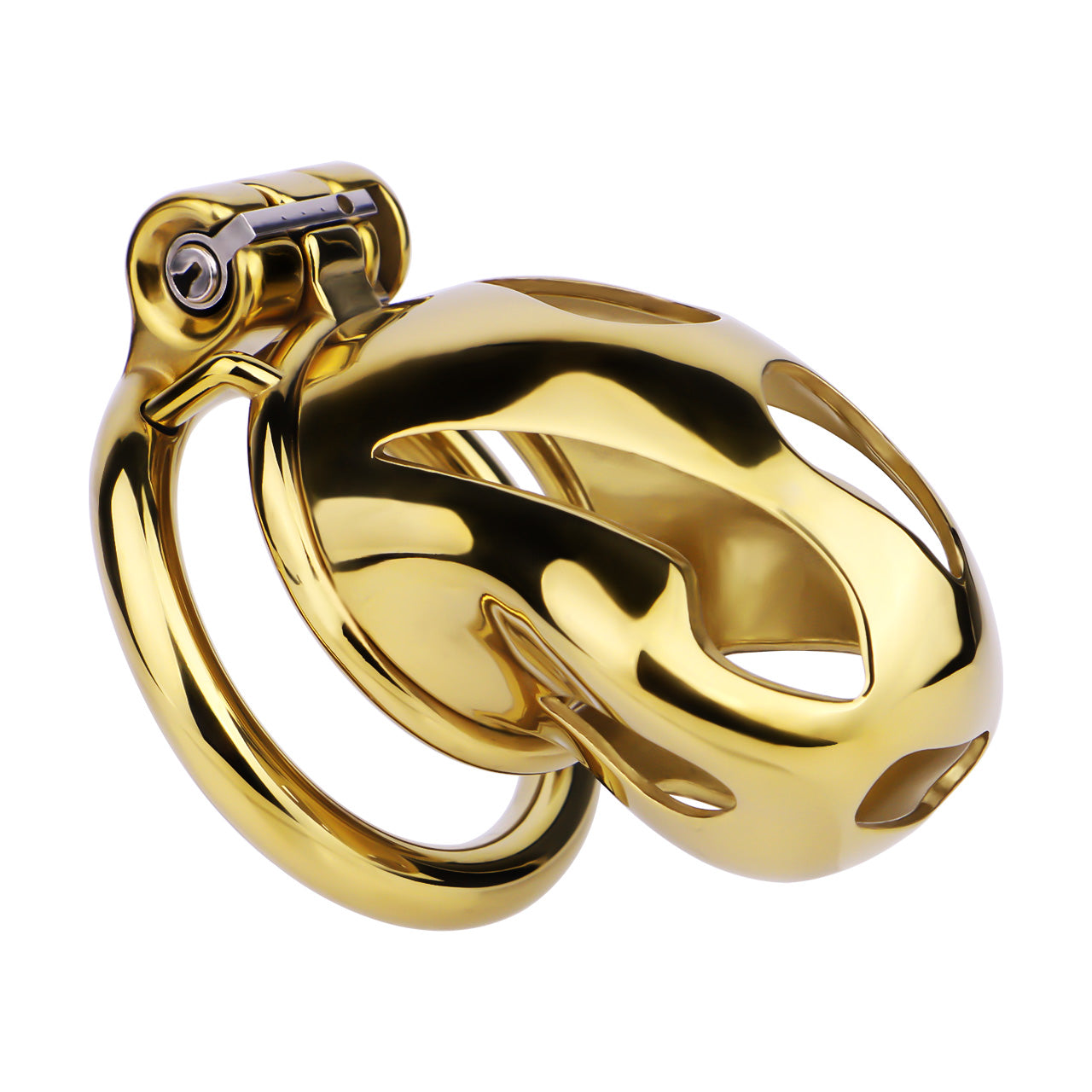 Cobra Series Mamba Chastity Cage | F312A Medium Size - Golden