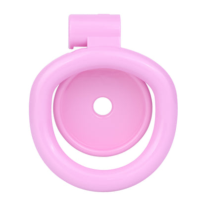 ABS Resin Rhinestone Flat Chastity Cage | AS606