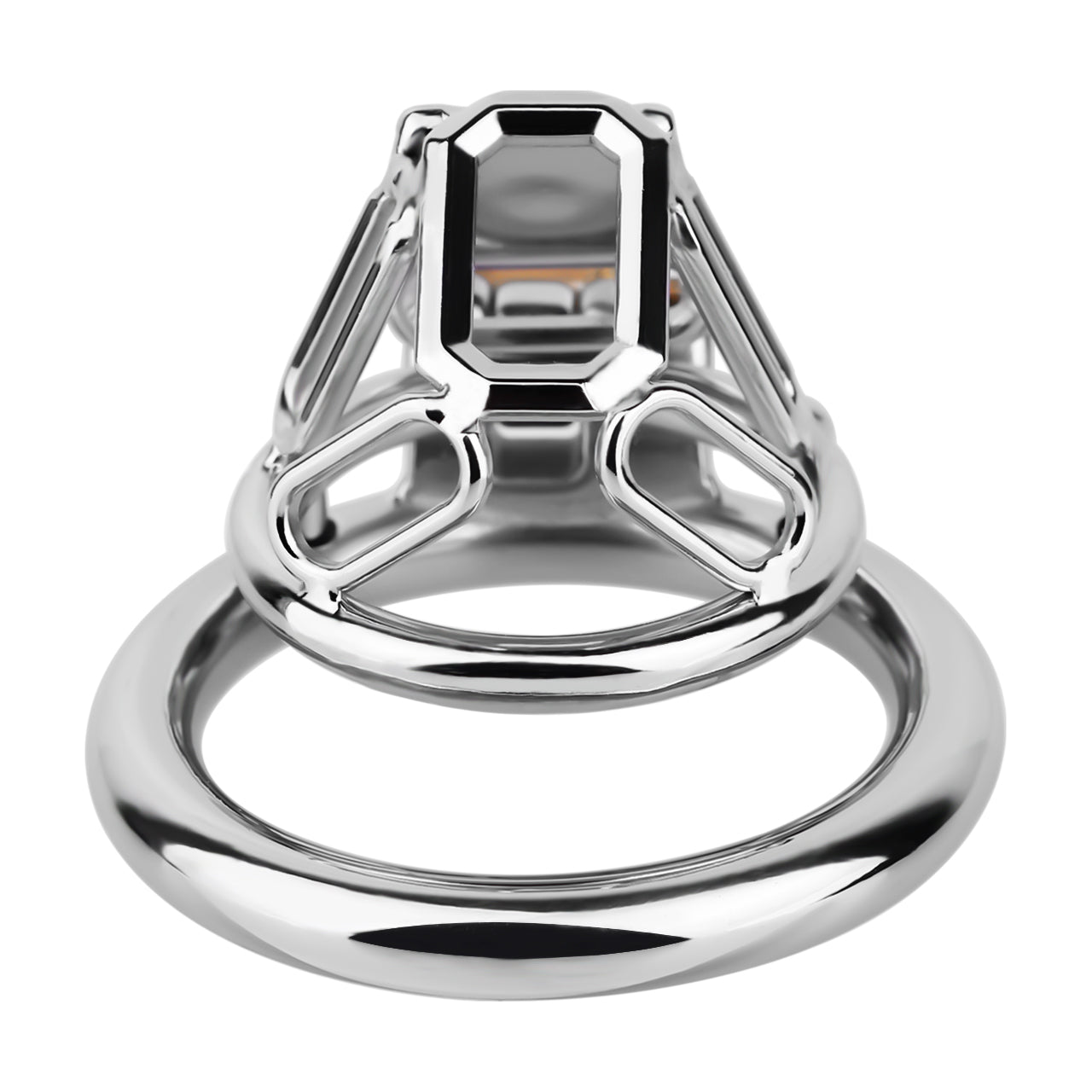 Topology Square Chastity Cage