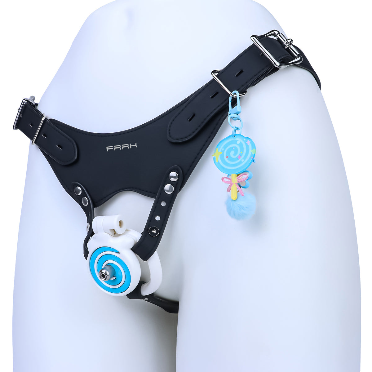 Candy Heart Flat Chastity Cage | AS125