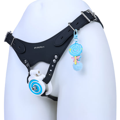 Candy Heart Flat Chastity Cage | AS125