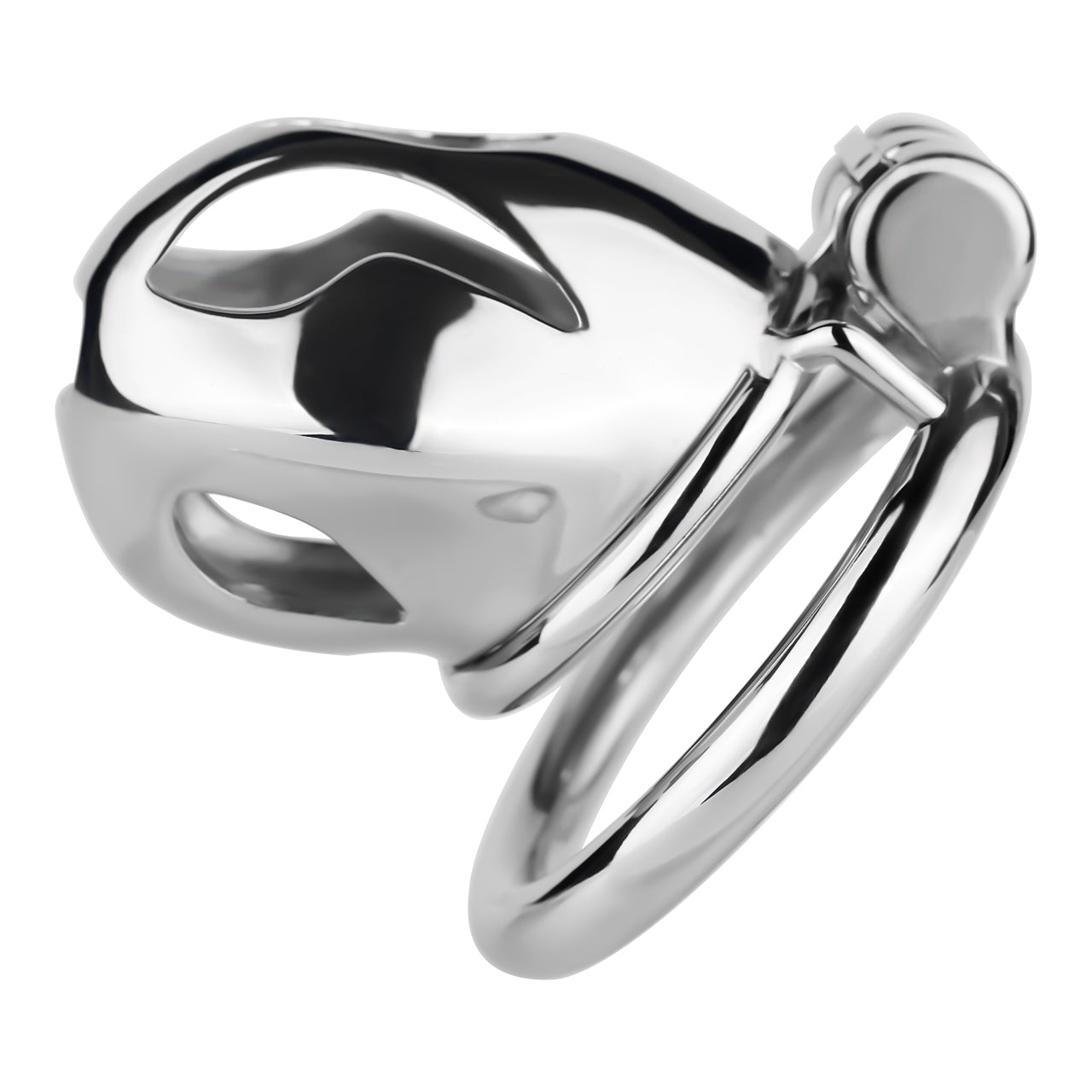 Cobra Series Mamba Chastity Cage | F312A Small Size - Silver