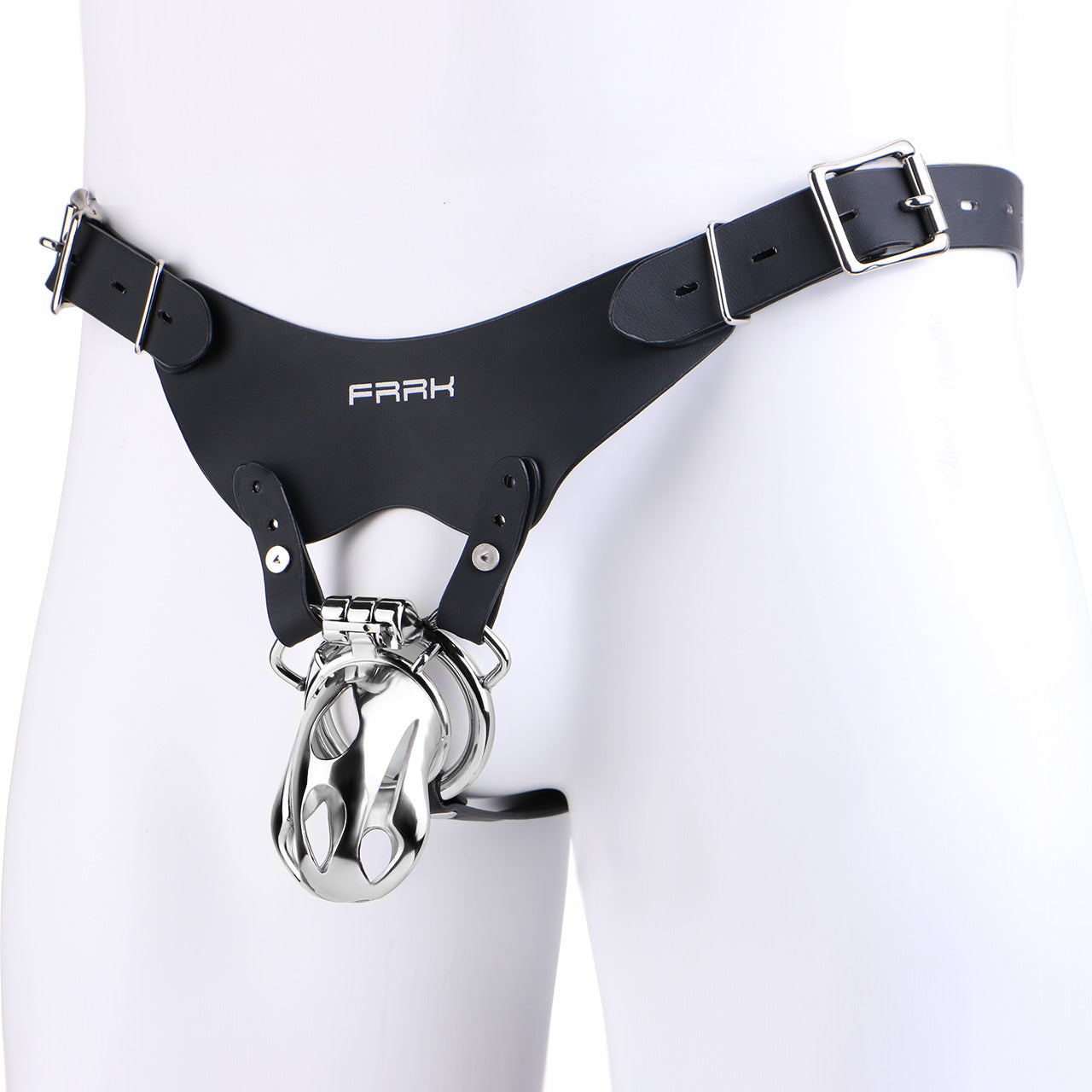 Cobra Series Mamba Chastity Cage | F312A Medium Size - Silver
