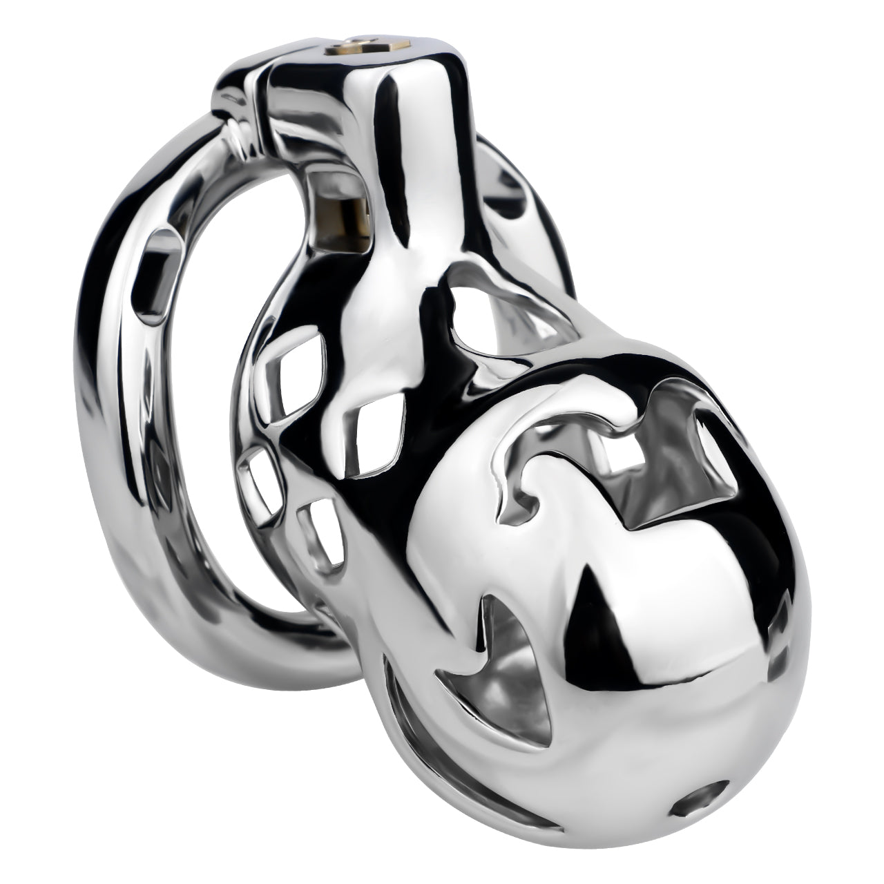Aluminum Alloy Clown Chastity Cage 