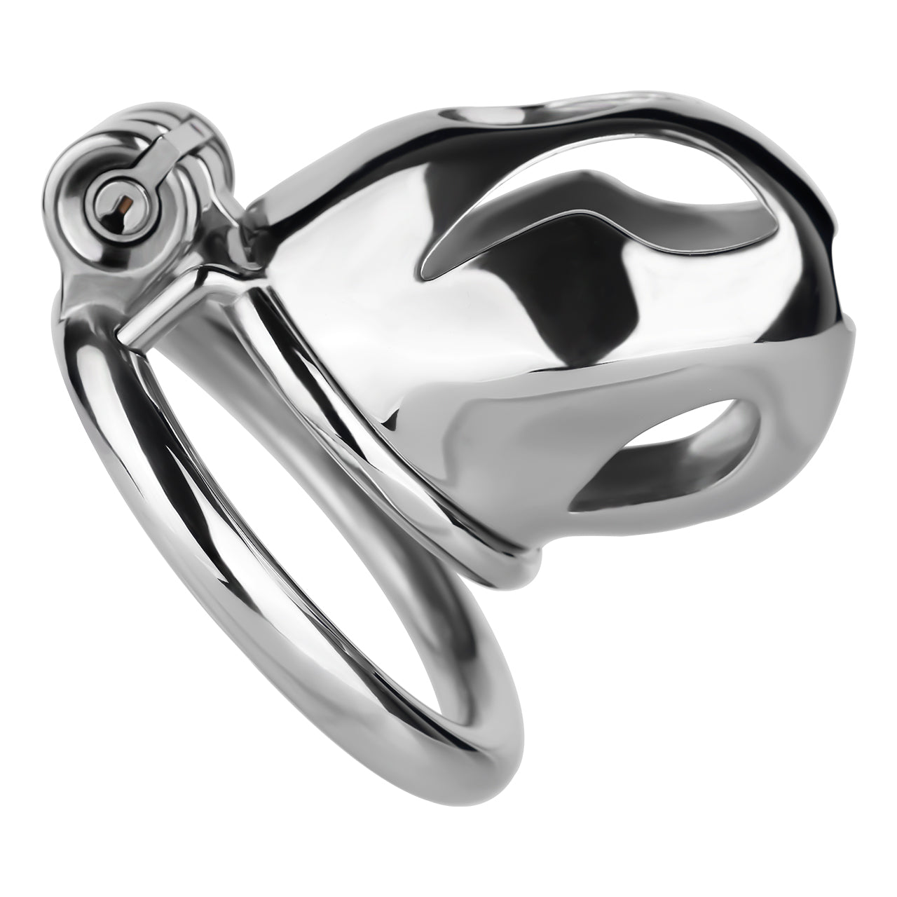 Cobra Series Mamba Chastity Cage | F312A Small Size - Silver