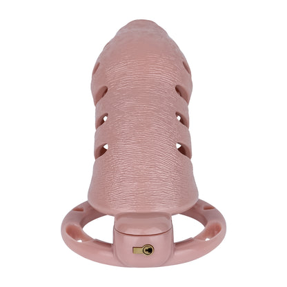ABS Resin Realistic Dick Chastity Cage – Fully Enclosed Type AS037