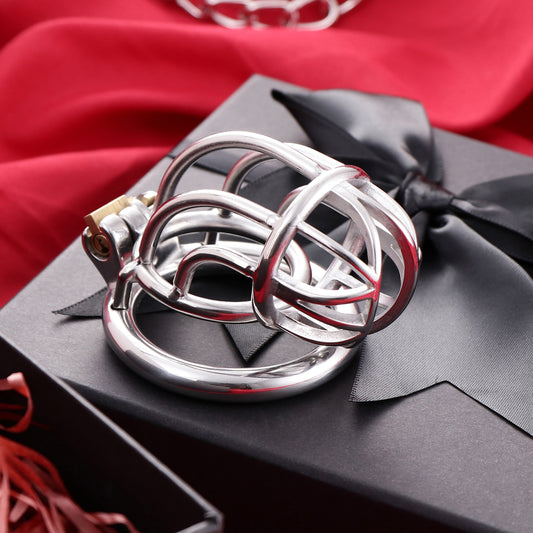 Tiny Dangling cock cage, Curve Chastity Cage Device, F3046 - FRRK