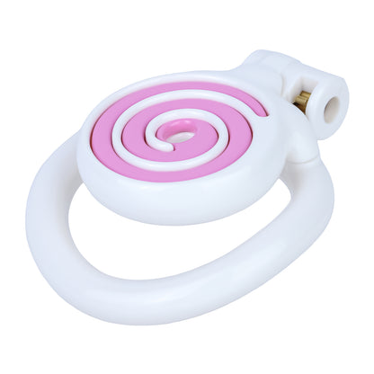 Candy Heart Flat Chastity Cage | AS125