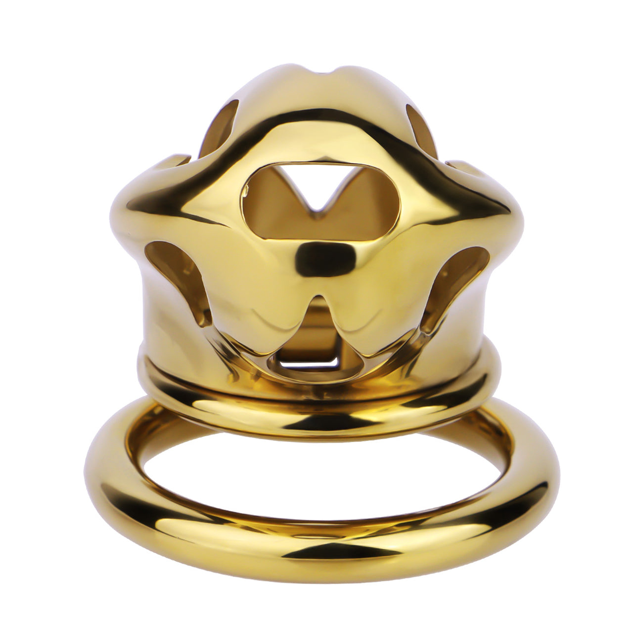 Cobra Series Mamba Chastity Cage | F312A Medium Size - Golden