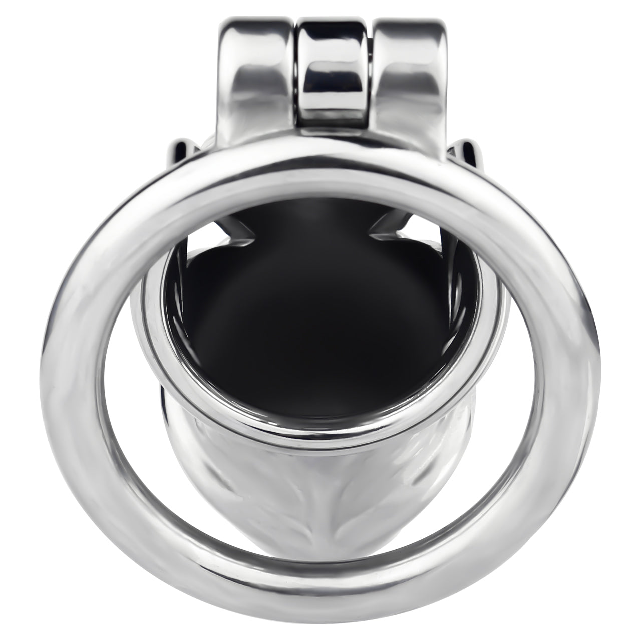 Metal Chastity Dick Locking Cage- Silver