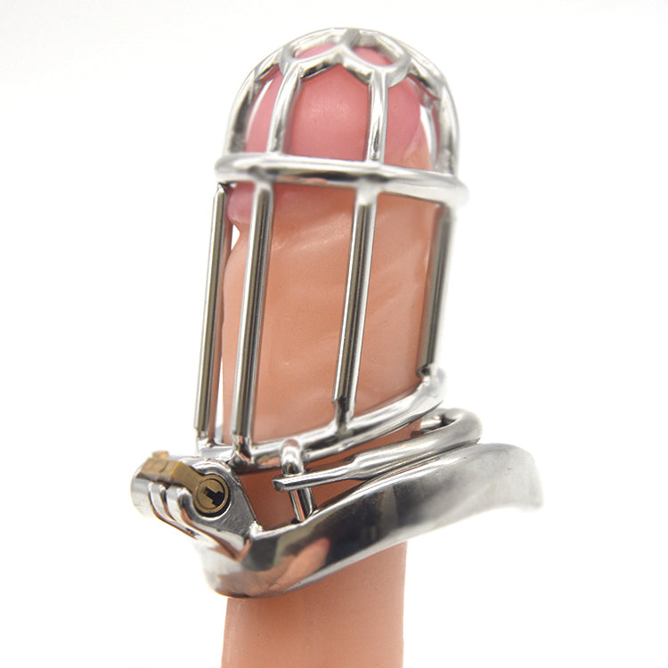 Male Chastity Full Steel Lock-Cock Penis Cage, F3010 - FRRK