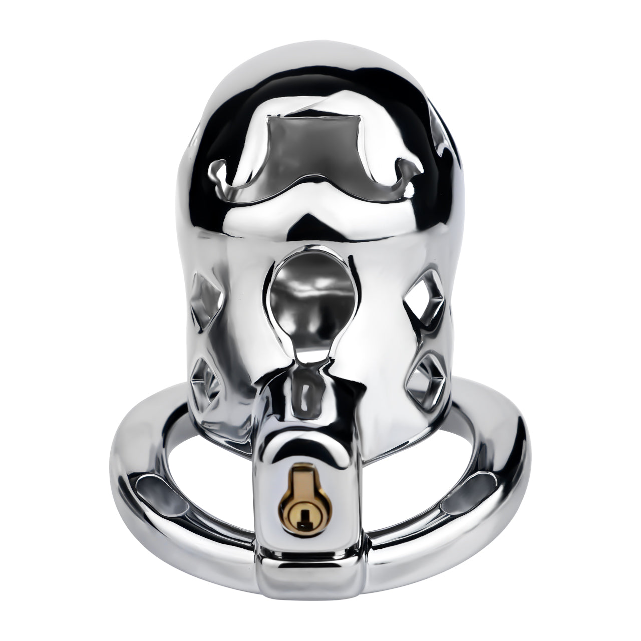 Aluminum Alloy Clown Chastity Cage 