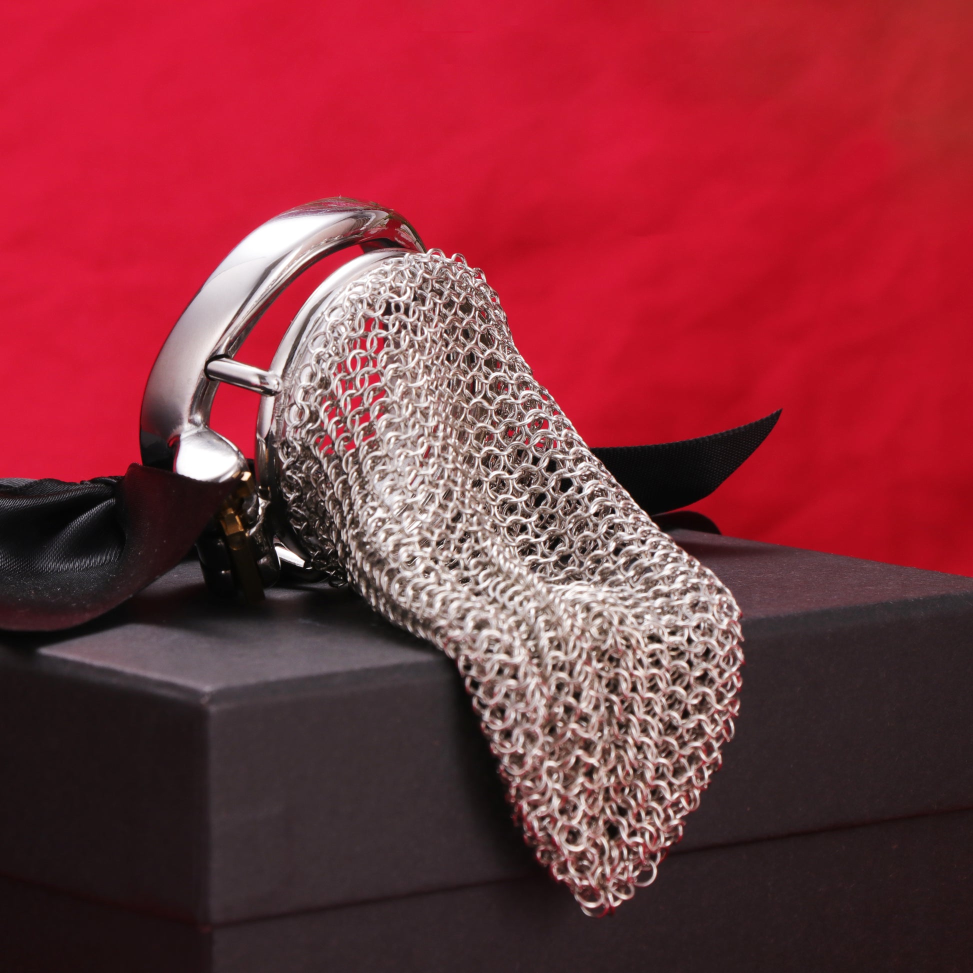 Maxi Metal Mesh Chastity Cage, F3195 - FRRK