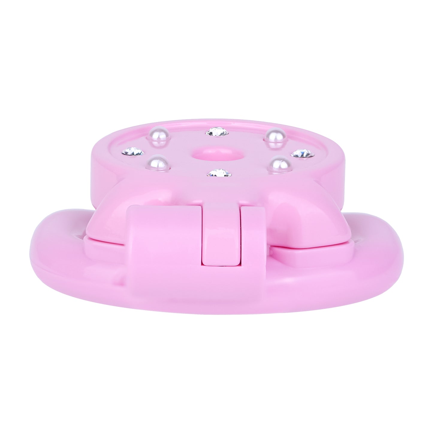 ABS Resin Rhinestone Flat Chastity Cage | AS606