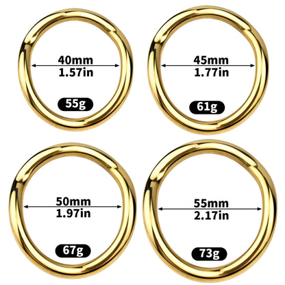 Stainless Steel Curved Cock Ring, F3227 - FRRK