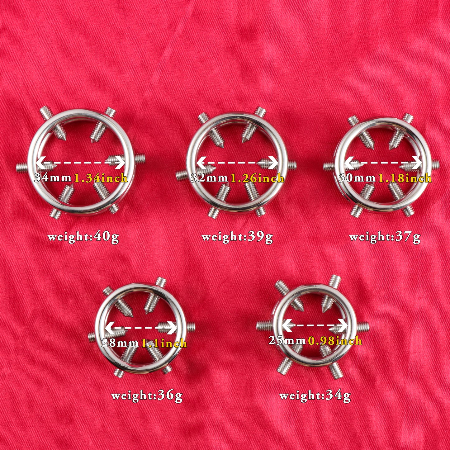 Stainless Steel Penis Cock Ring, F3105 - FRRK