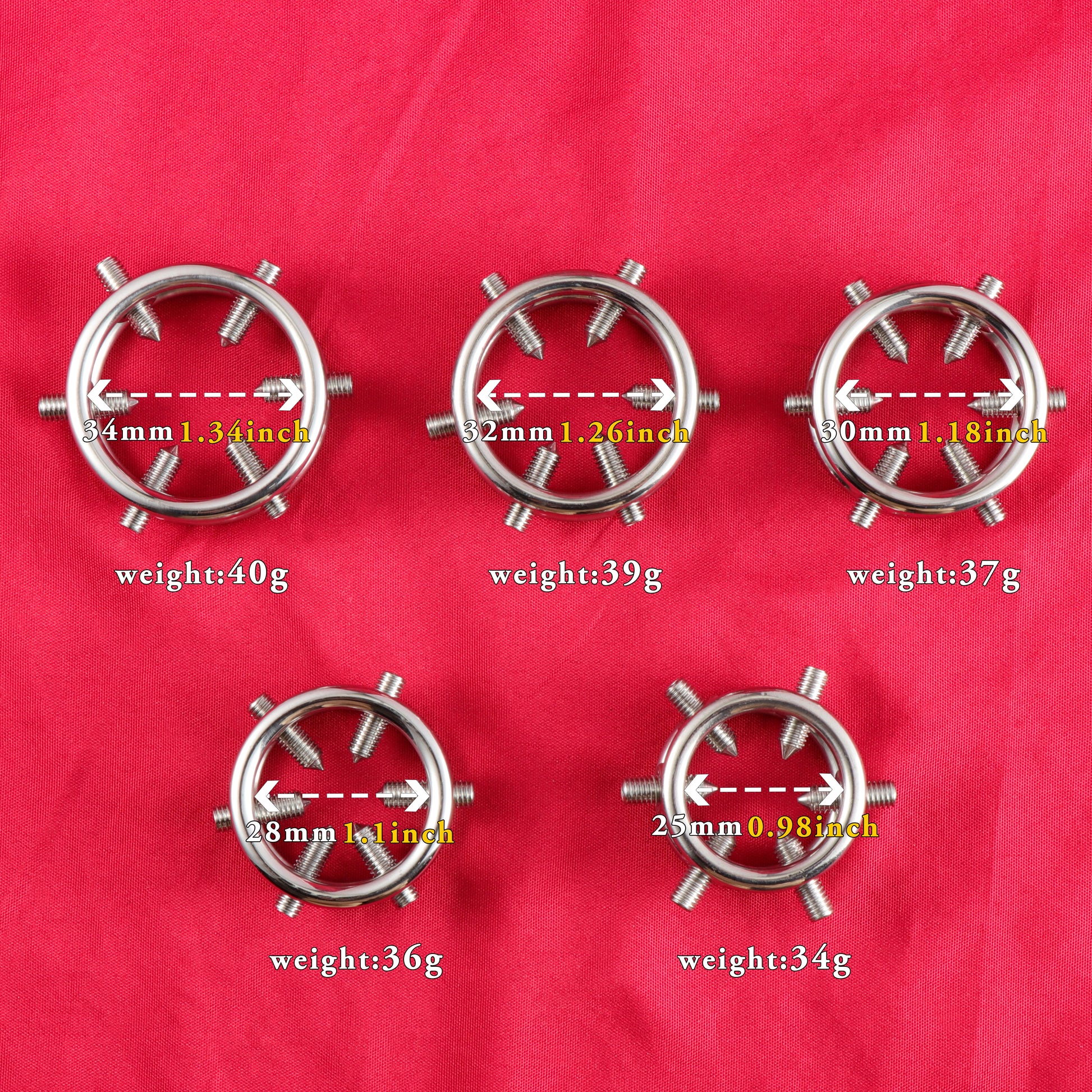 Stainless Steel Penis Cock Ring, F3105 - FRRK