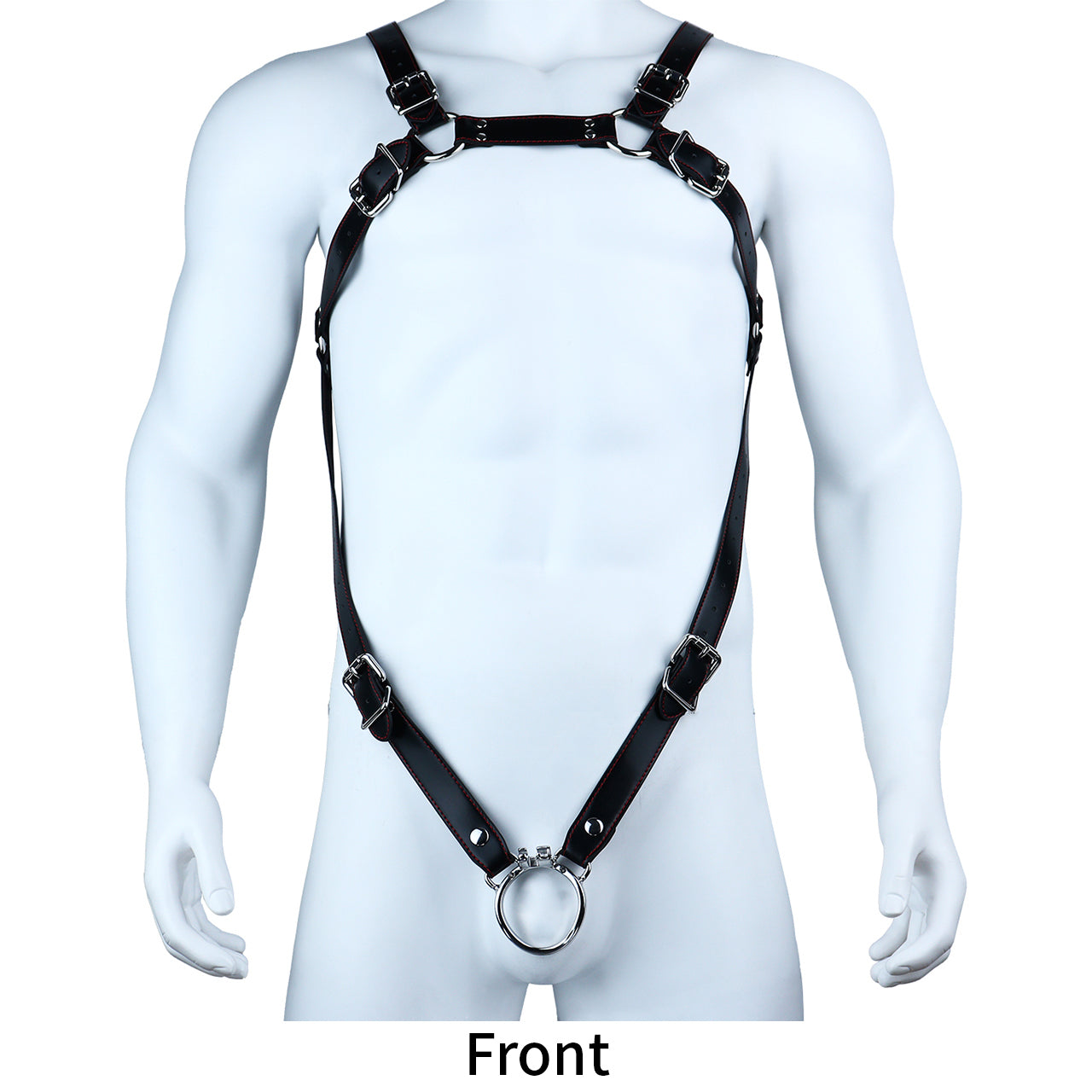 PU Leather Bondage Harness For Chastity Cage | PU11