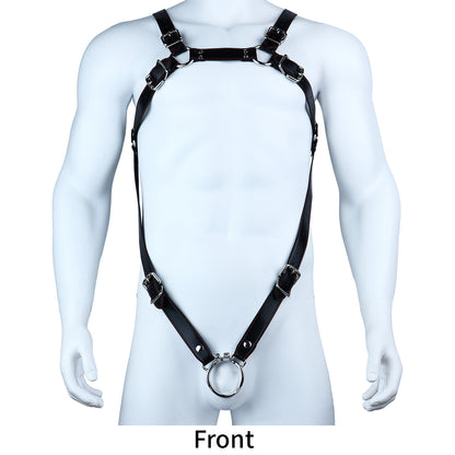 PU Leather Bondage Harness For Chastity Cage | PU11