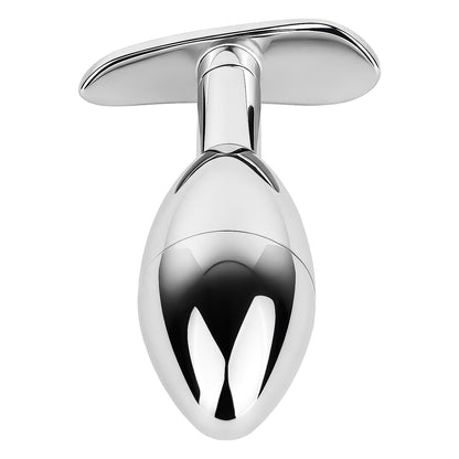 Hollow Metal Butt Plug with Hidden Key Storage | F344A
