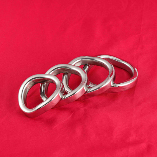 Stainless Steel Curved Cock Ring, F3038 - FRRK