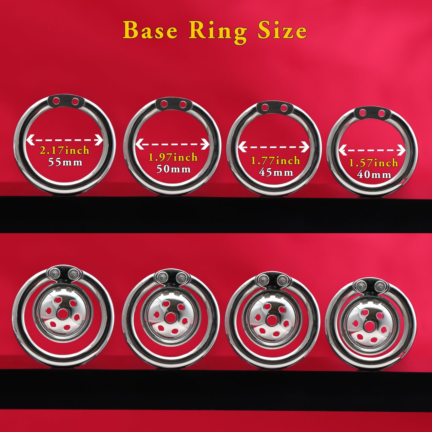 Hemisphere Male Mini Chastity Cage with Honeycomb Hole, F3174 - FRRK