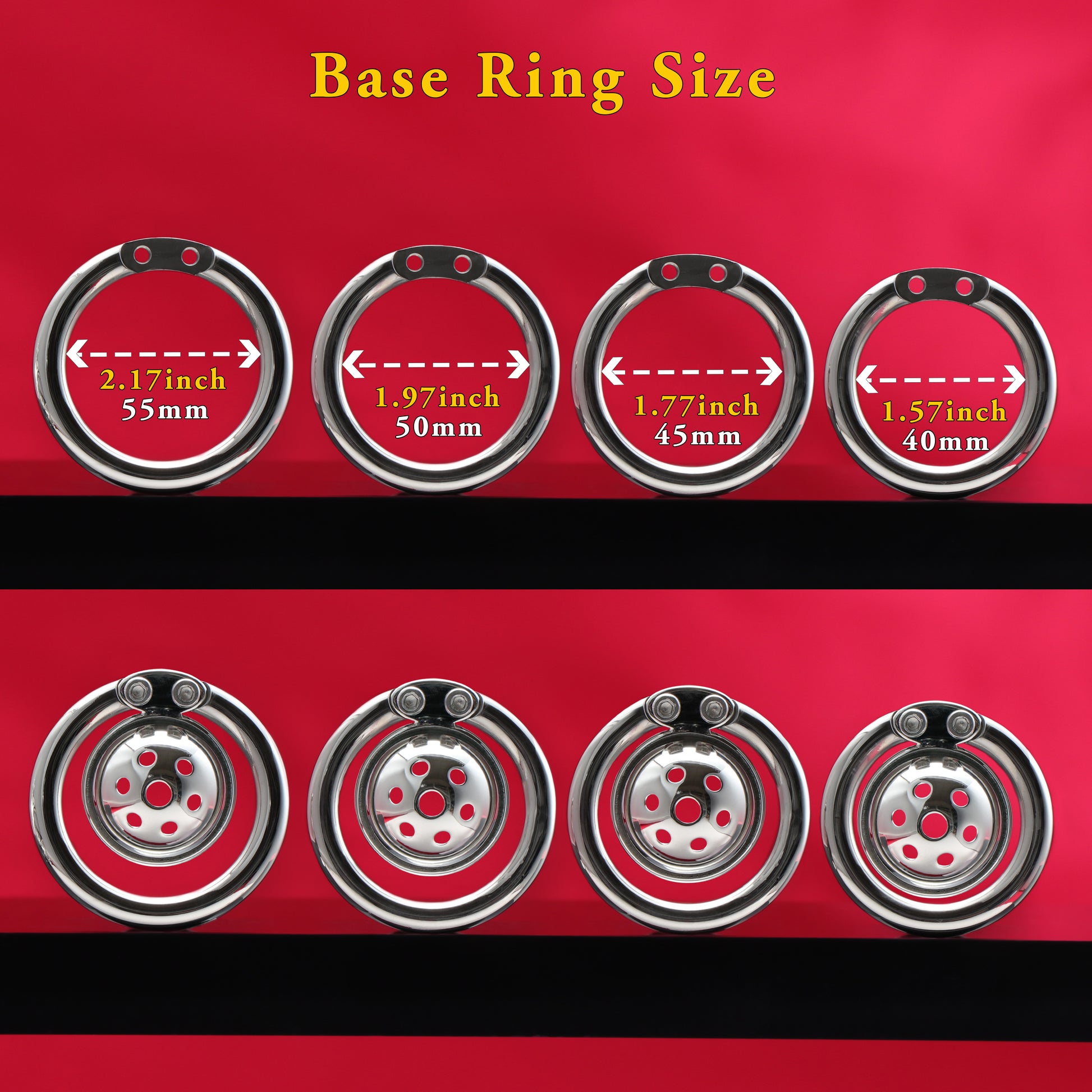 Hemisphere Male Mini Chastity Cage with Honeycomb Hole, F3174 - FRRK