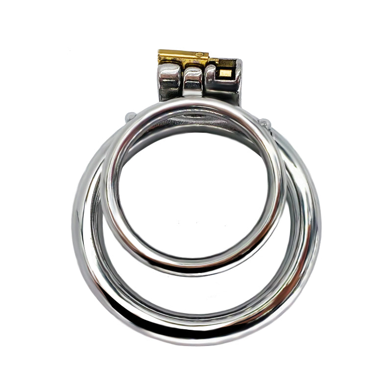 Dual Cock Ring Chastity Cage, F3121 - FRRK