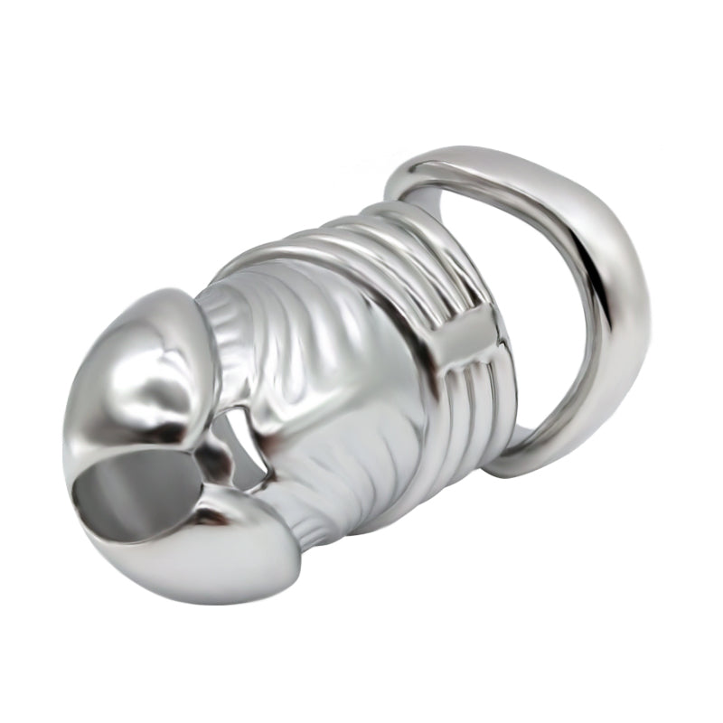 Male Solid Steel Chastity Cage, F3054 - FRRK