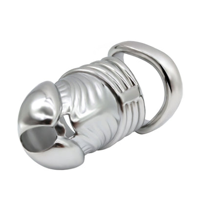 Male Solid Steel Chastity Cage, F3054 - FRRK