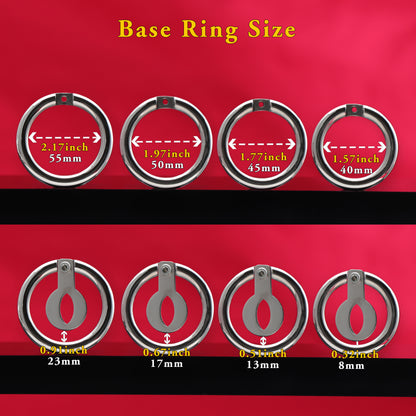 Super Small Flat Chasity Cage, F3135 - FRRK