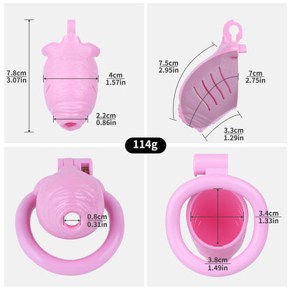 ABS Resin Foreskin Style Chastity Cage | AS034