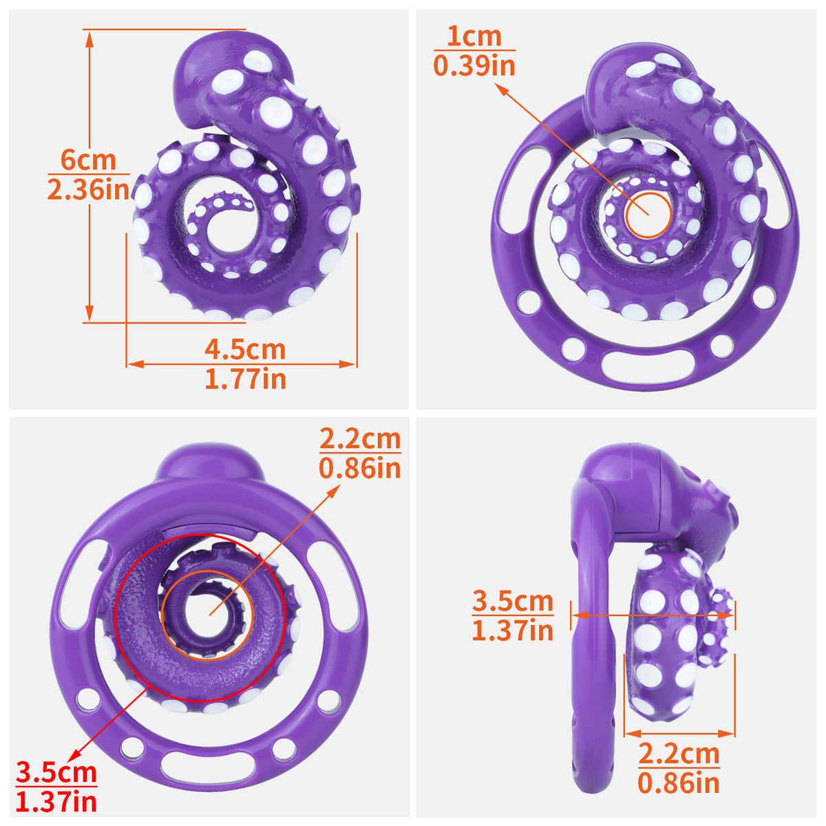 Deep Sea Tentacle Chastity Cage | AS127
