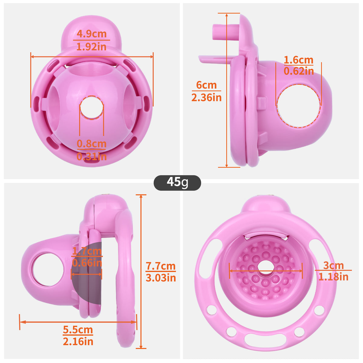 Vibrating Chastity Cage | AS331