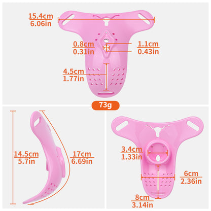 ABS Resin Wearable Chastity Plate | AS753
