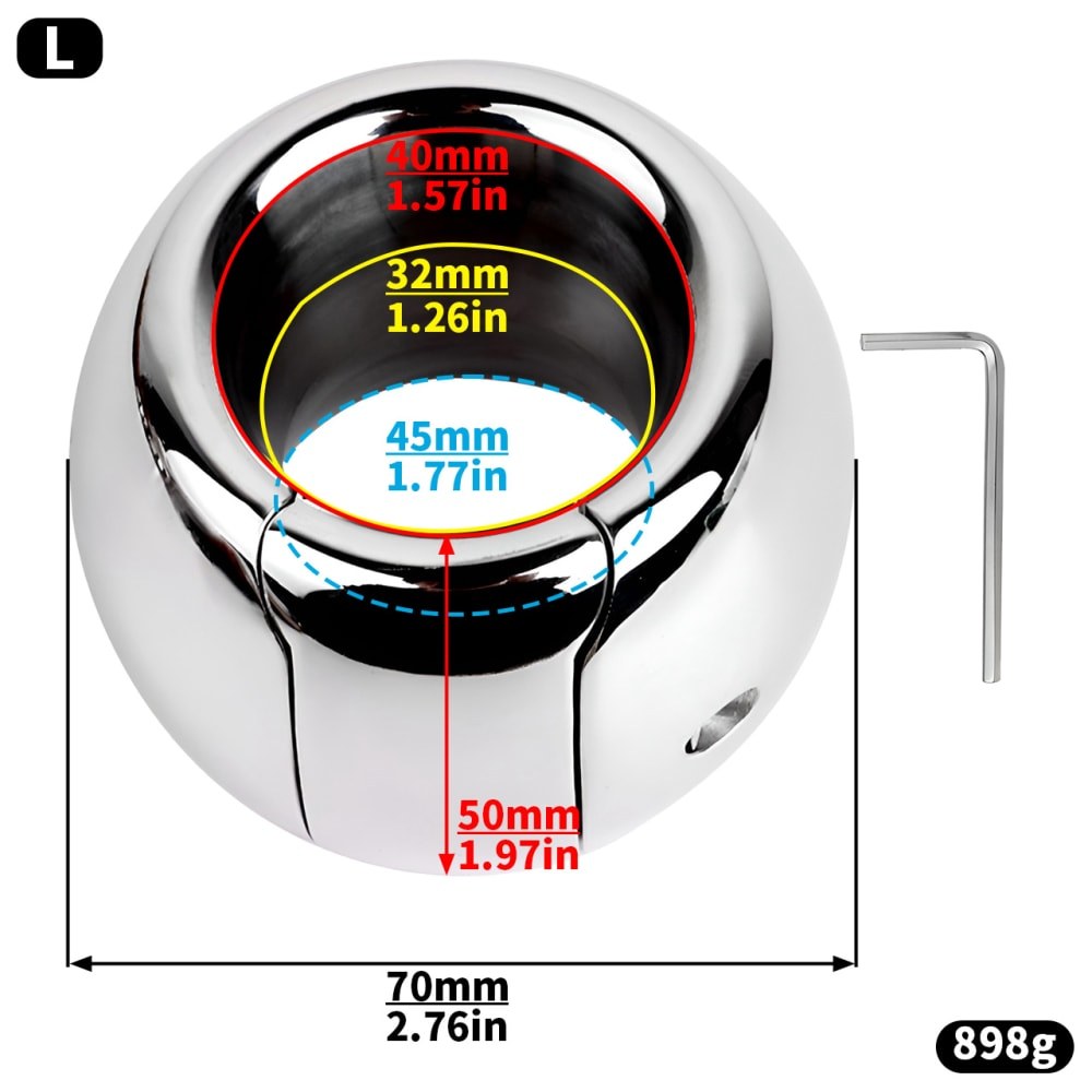 Stainless Steel Heavy-Duty Ball Stretcher Lock Ring | F3213 - FRRK
