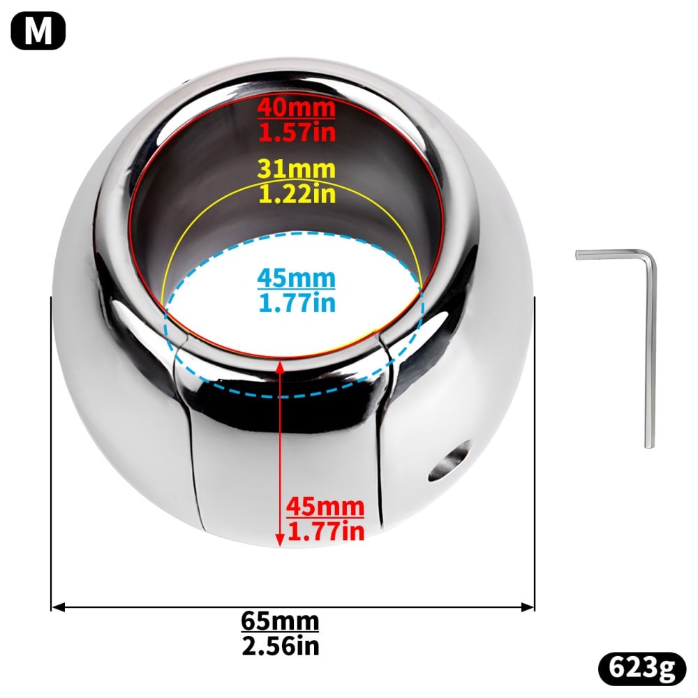 Stainless Steel Heavy-Duty Ball Stretcher Lock Ring | F3213 - FRRK