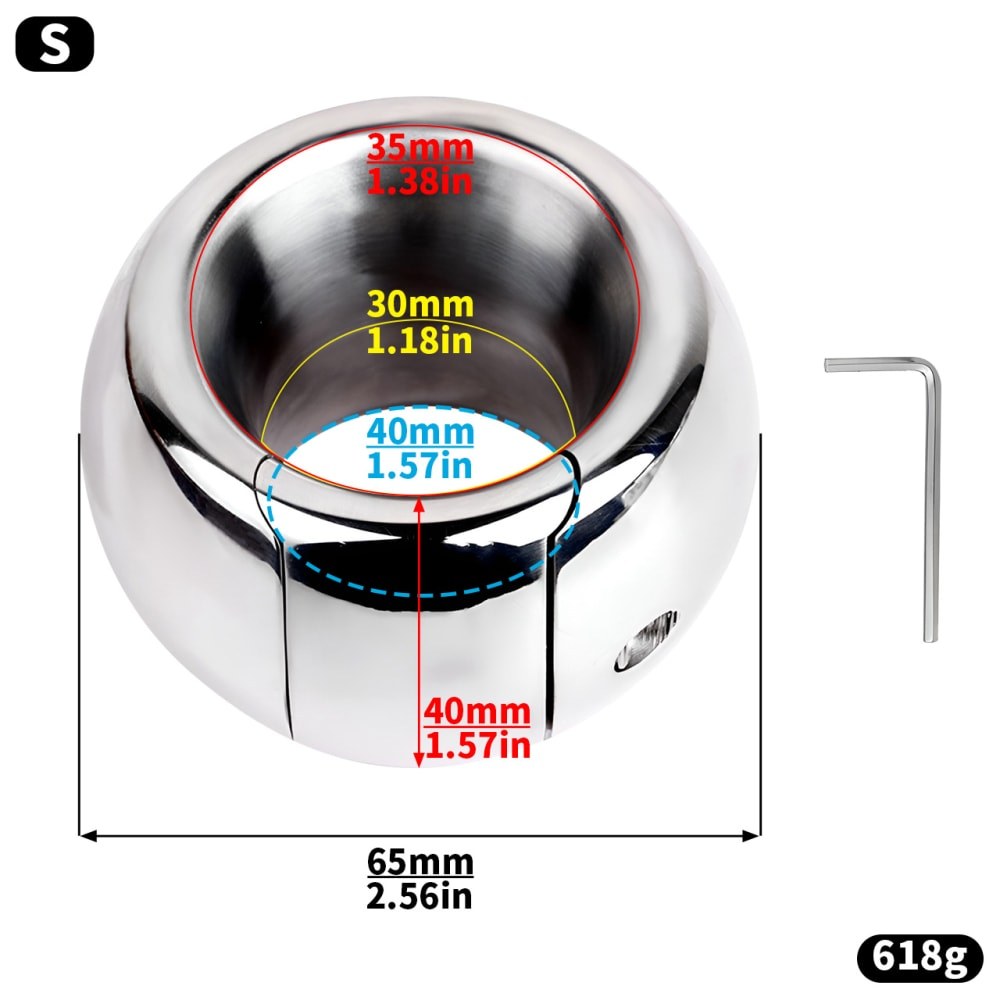 Stainless Steel Heavy-Duty Ball Stretcher Lock Ring | F3213 - FRRK
