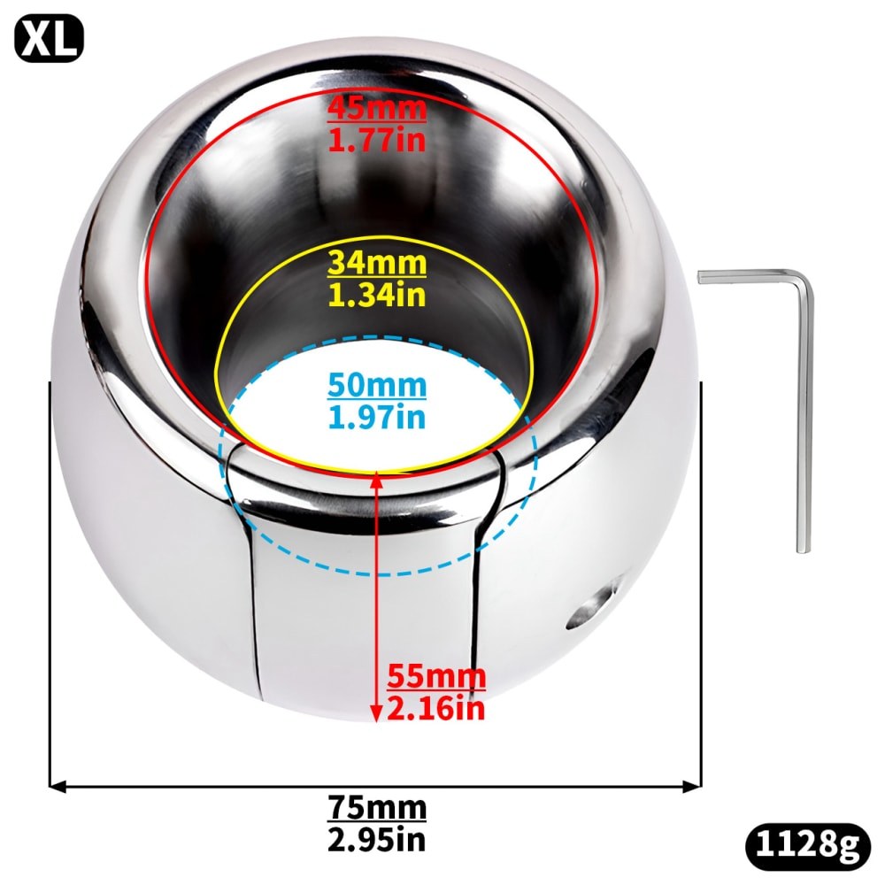Stainless Steel Heavy-Duty Ball Stretcher Lock Ring | F3213 - FRRK