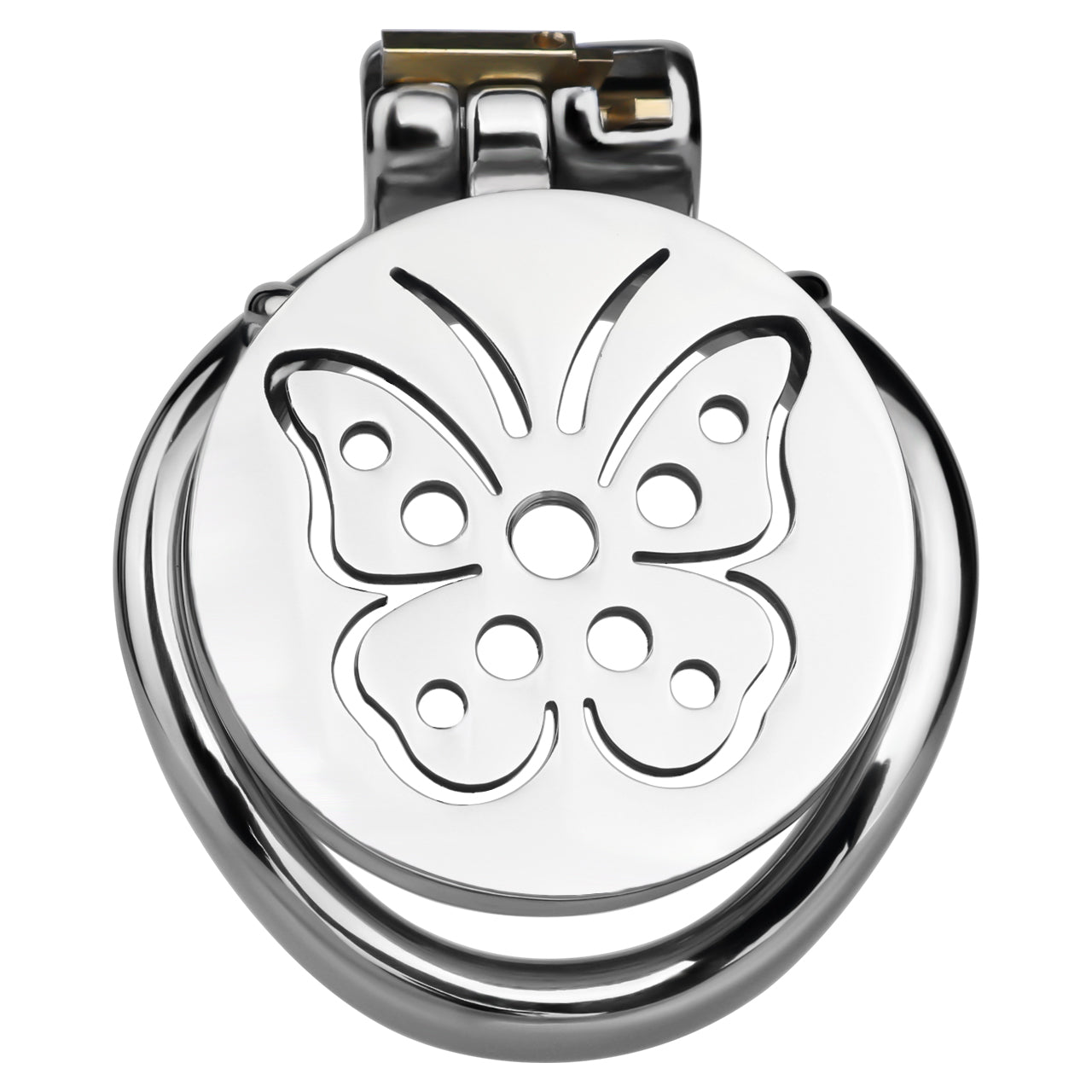 Butterfly Flat Sissy Chastity Cage