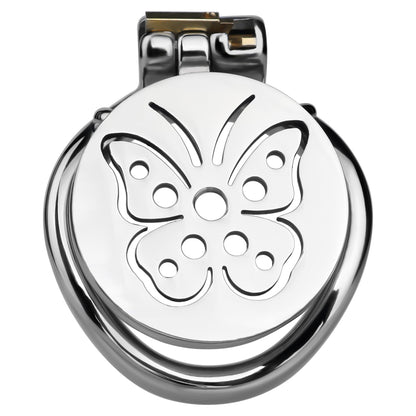 Butterfly Flat Sissy Chastity Cage