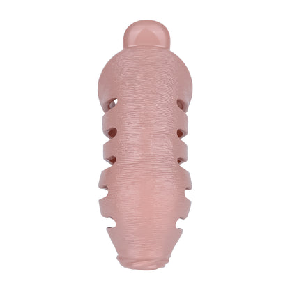 ABS Resin Realistic Dick Chastity Cage – Fully Enclosed Type AS037