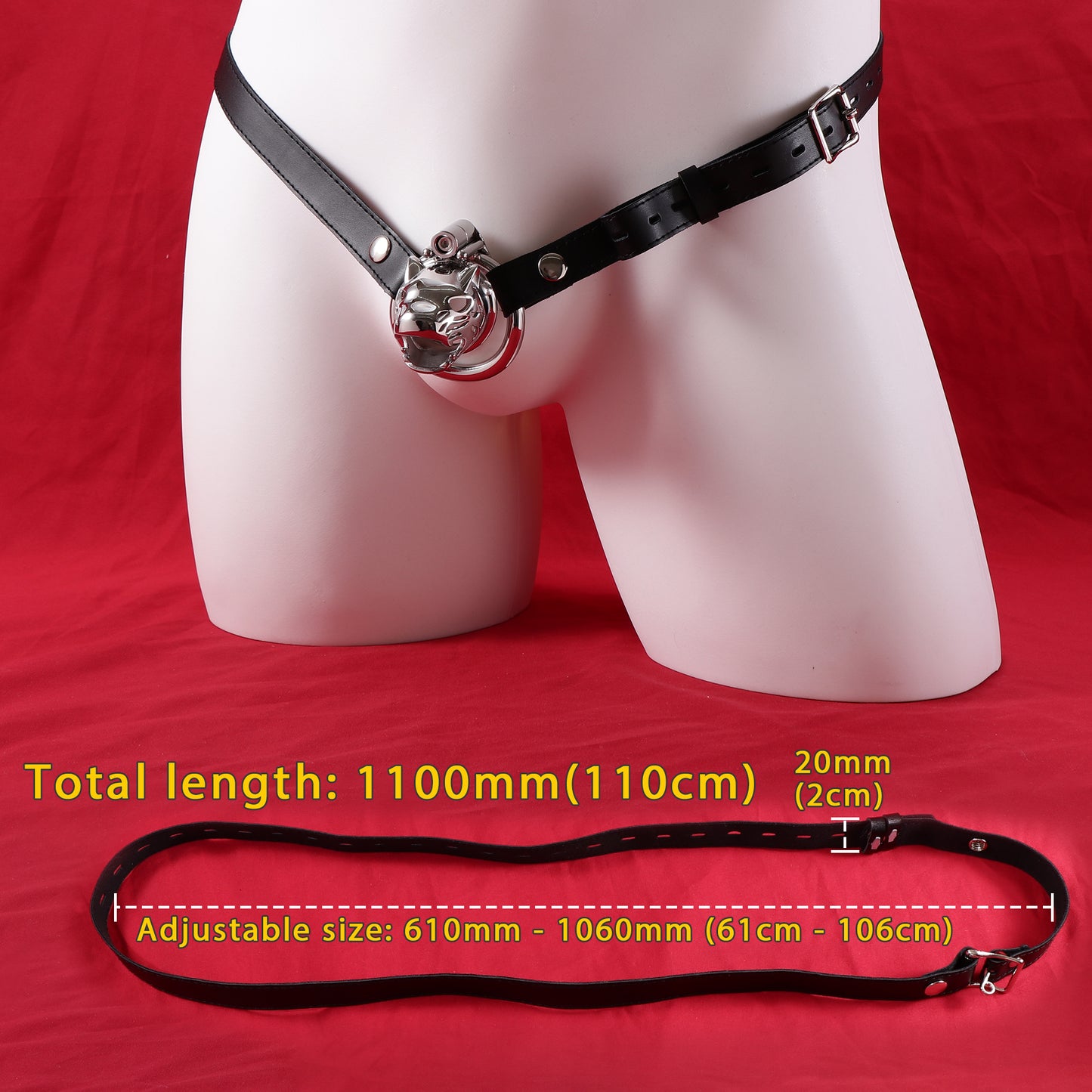 Allen Wrench Locks Leopard Chastity Cage, F3143 - FRRK