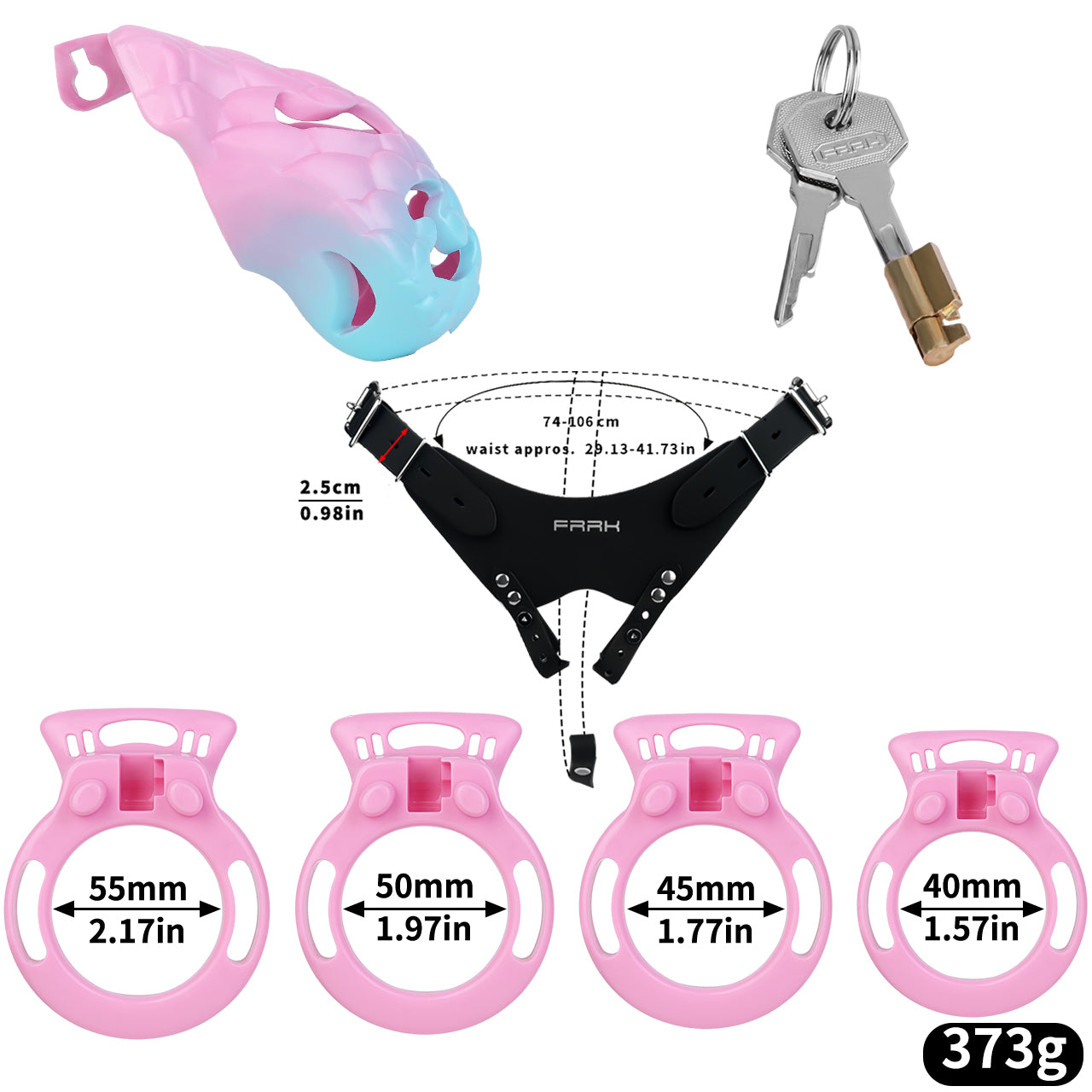 Serpent Queen Chastity Cage | F297