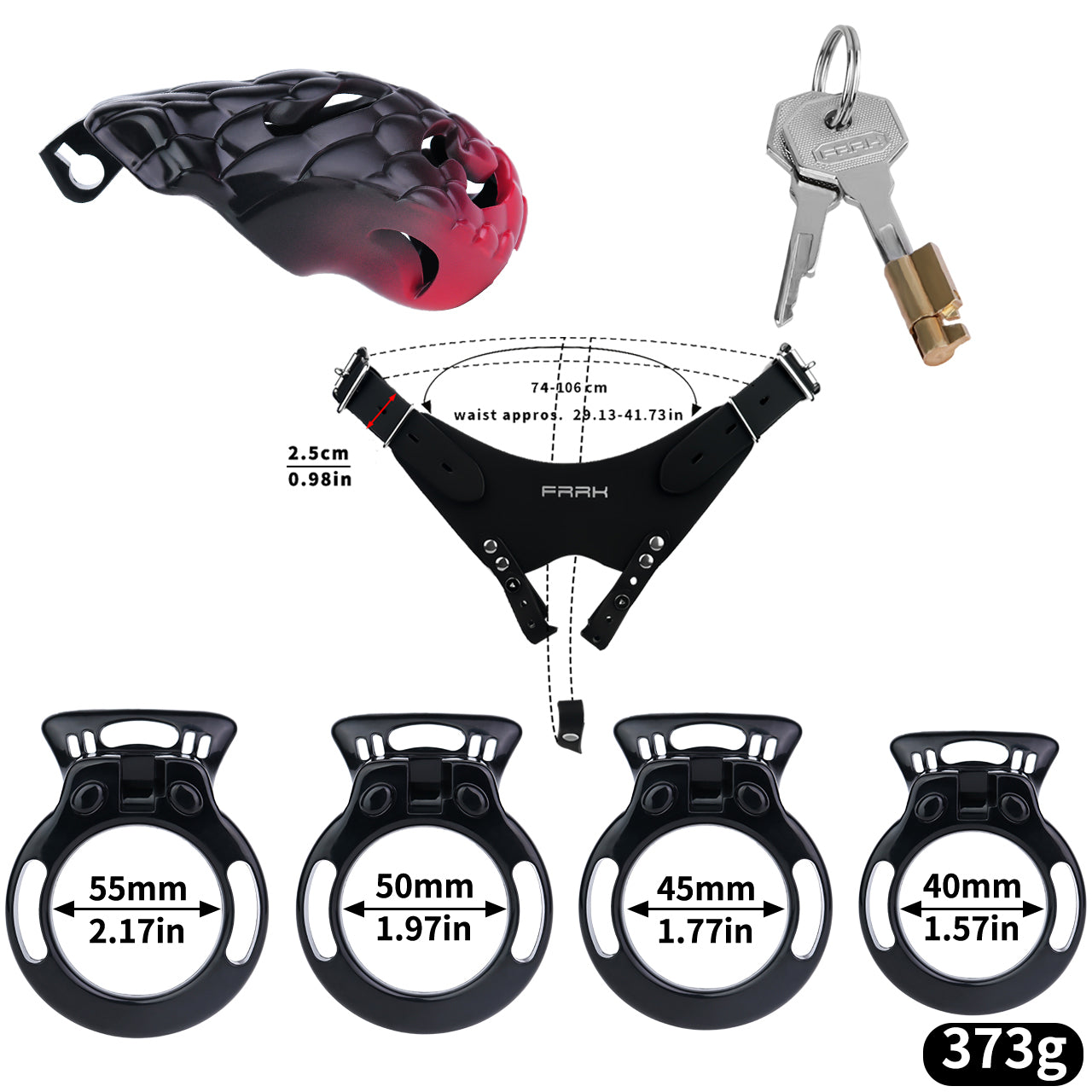 Serpent Queen Chastity Cage | F297