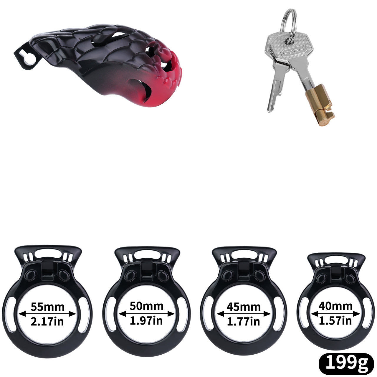 Serpent Queen Chastity Cage | F297