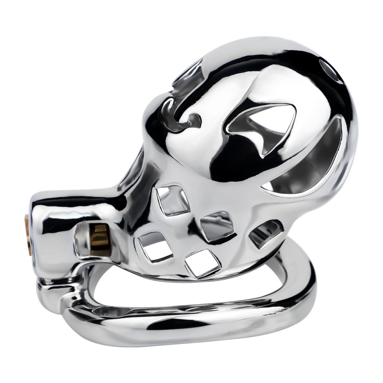 Aluminum Alloy Clown Chastity Cage 