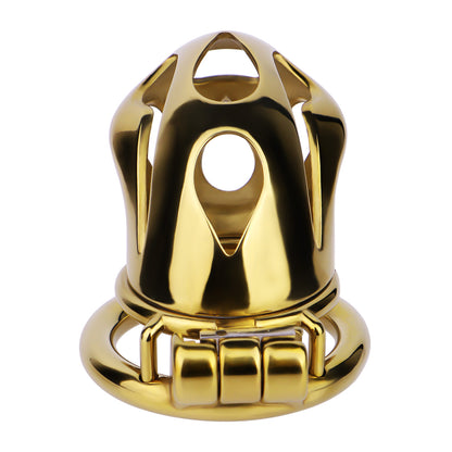 Cobra Series Mamba Chastity Cage | F312A Medium Size - Golden
