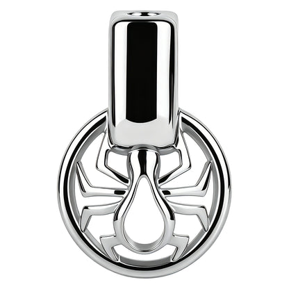 Night Silver Spider Chastity Cage | F328A